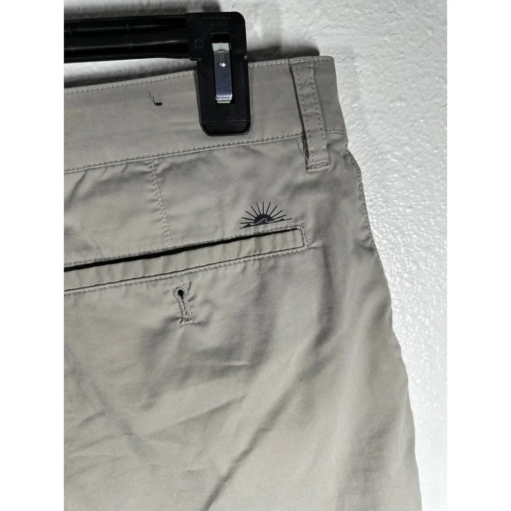 Faherty‎ Shorts Mens 33 Gray Reserve Premium Crafted Flat Front Chino